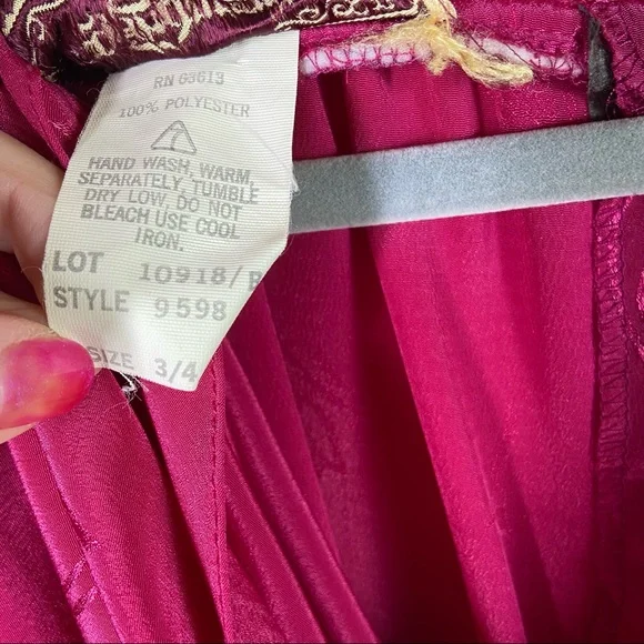 Vintage 70’s Young Edwardians Size 3/4 Small? Pink Floral Romper Jumpsuit Disco - Picture 10 of 12